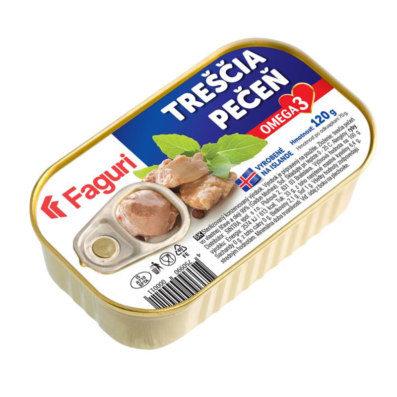 Canned cod liver 120g Faguri